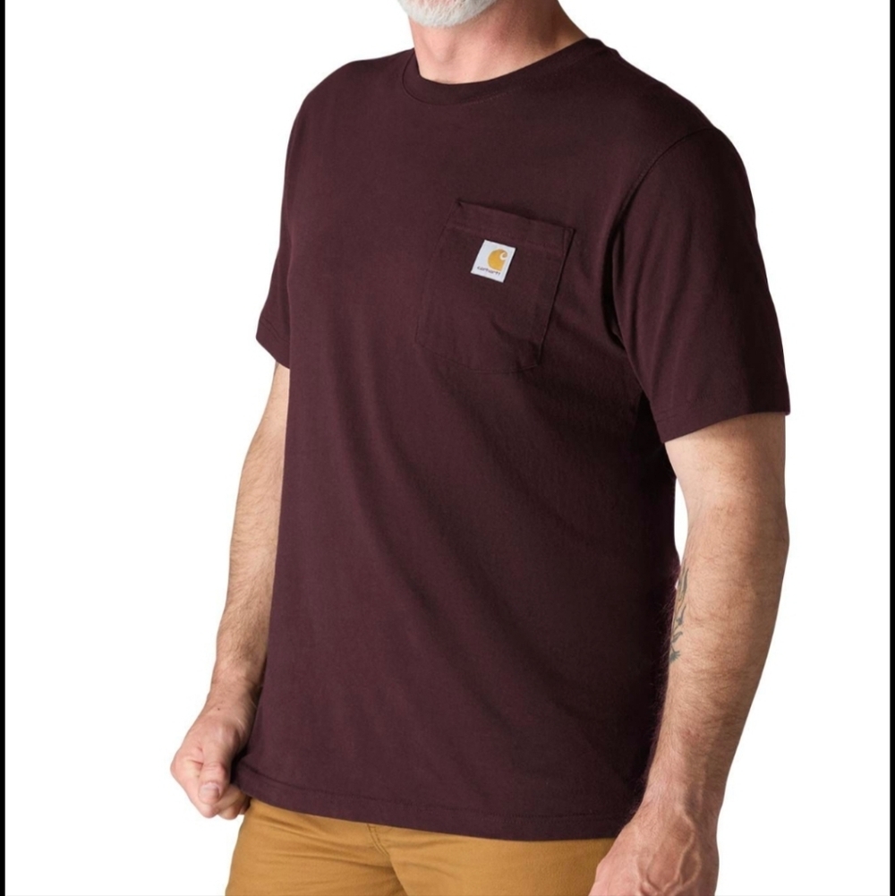 🩵 Carhartt Men's Long Sleeve Tee - Brown